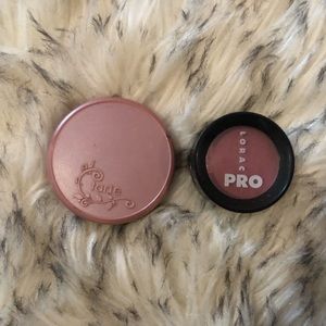 Tarte and Lorac blush